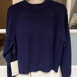 NWT Lululemon Texture Play Crewneck Sweater